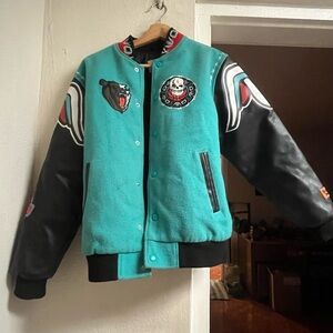 BRAND X - MEMPHIS TEAL
VARSITY JACKET Kids Size
LARGE